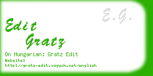 edit gratz business card